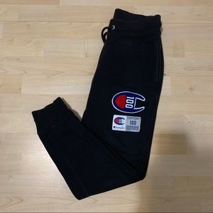 Champion Anniversary Joggers with Logo Patch